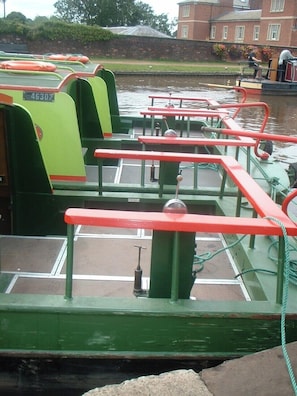 Rear deck area