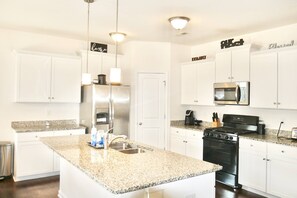 Cook something special in this modern kitchen.