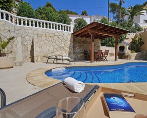 Terrace and pool