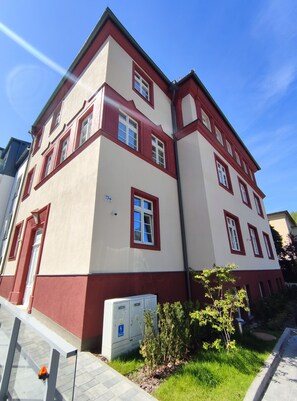 Overnatningsstedets facade