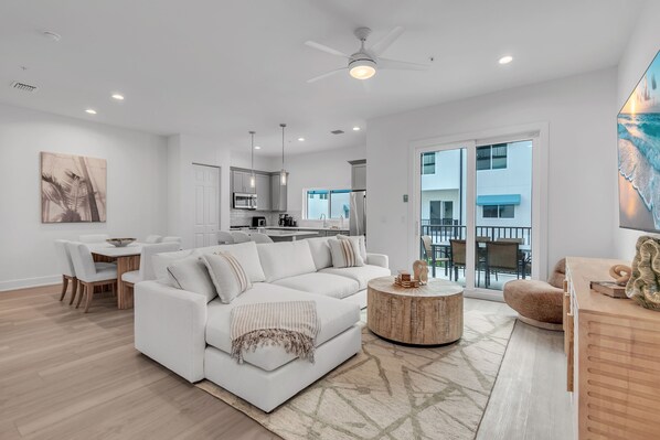 A3 - Living Room with Balcony Access