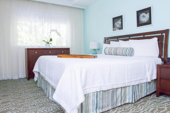 Unit with one King bed
