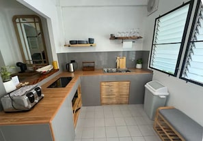Equipped kitchen to make your favourite dishes.