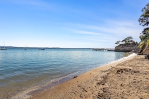 Beach at the end of the garden - accessed via a pathway