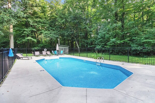Cool off, relax, and enjoy — the pool is ready for you!