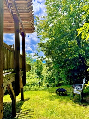 Nature's embrace! This serene setting offers a tranquil escape, perfect for enjoying the beauty of the outdoors.