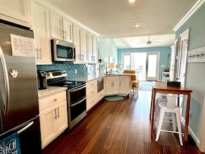 Kitchen with Keurig and regular coffee maker