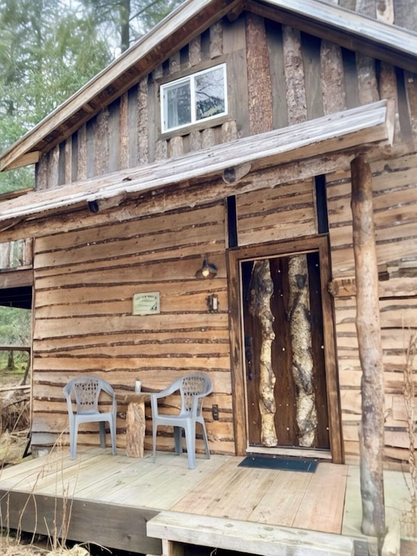 Harry Potter Cabin by the salmon stream