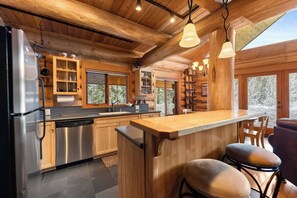 Well stocked chef's kitchen