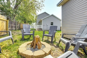 Fenced Backyard | Fire Pit