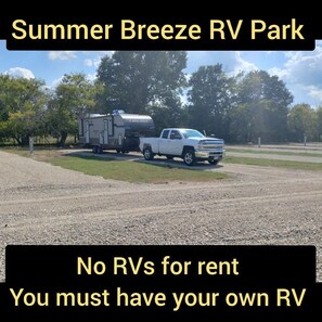 RV Park Spots for Rent. We do not have RVs for rent. You must have your own RV. 