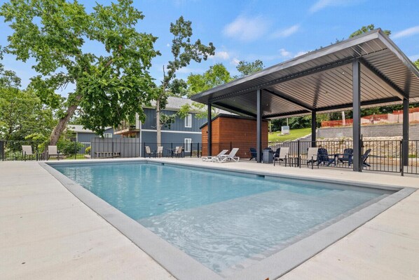 Pool is just steps away out the front door!