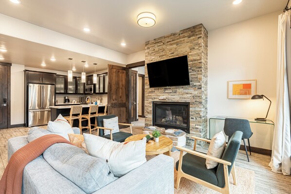 Modern ground level condo