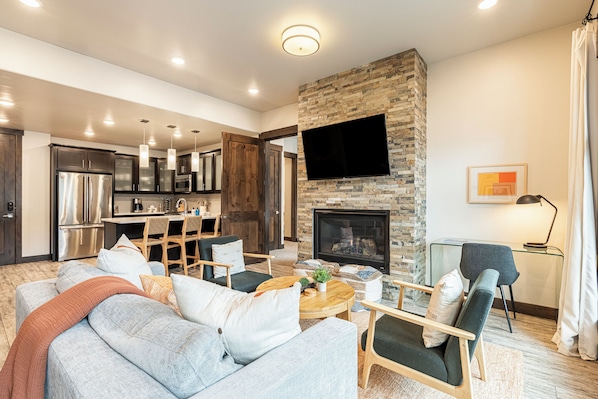 Modern ground level condo