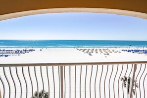 Enjoy breathtaking ocean views from your private balcony, perfect for relaxation and sunsets.