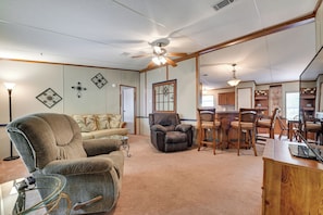 Living Room 1 | Queen Sleeper Sofa | Board Games | Card Games | Smart TV