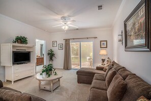 Living Room Area with TV