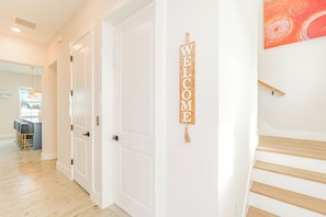 Entry way with elevator for your convenience.