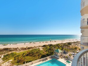 View of Pool From Patio