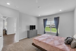Indoors, Screen, Bed, Furniture, Home Decor