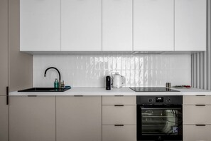 Kitchen with Coffee Machine | Book Now with RENTUJEMY.COM