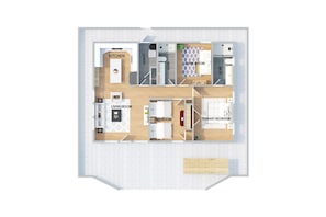 Floor plan of the home