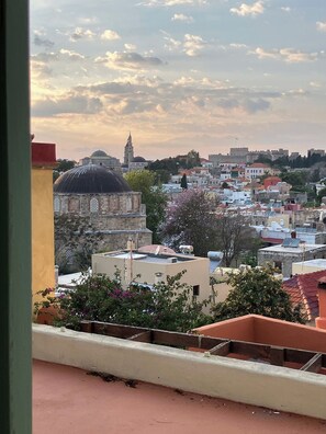 The view from the Medieval room artisit studio