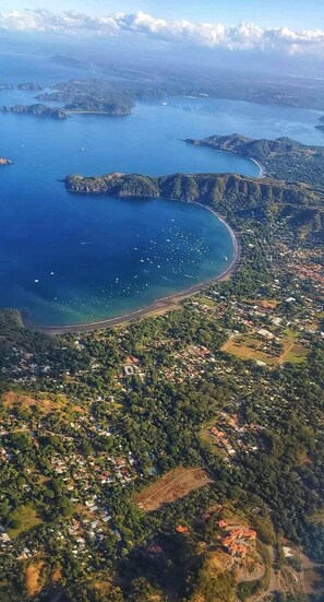 Playa Hermosa & Playas del Coco Aerial view 