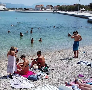 Nearby beach