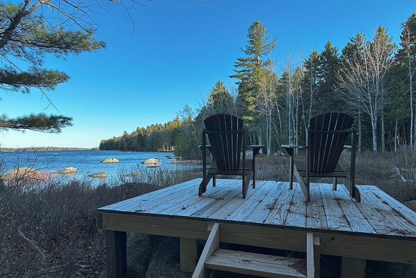 The Rock Dock.  Perfect spot for coffee or cocktails.