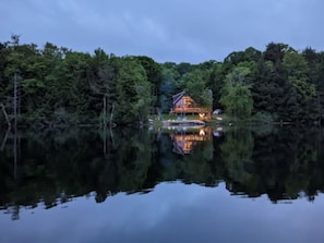 Quiet and private location with 300 feet of waterfront