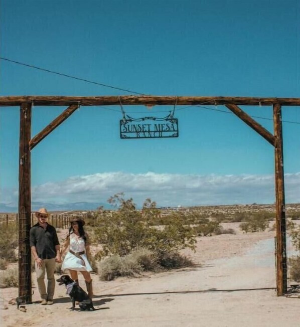 Ranch entrance