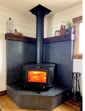 Wood Burning Stove - Firewood provided.