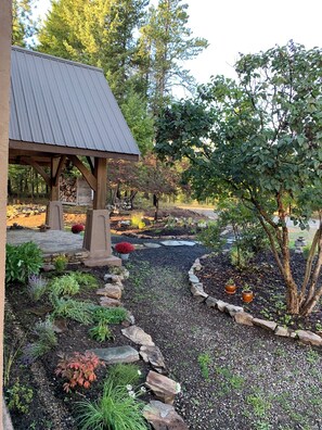Front entry view from side entry 