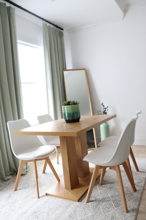 Spacious open-concept living & dining area