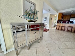 living area offers the perfect setting to do it all.
