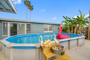 This backyard haven is more than just a place to swim, it's a space to reconnect, and recharge.
