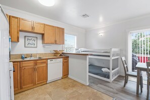 Bunk beds off the main area