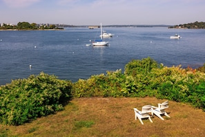 Front yard over water