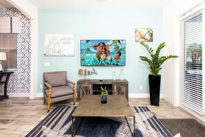 Living room with TV