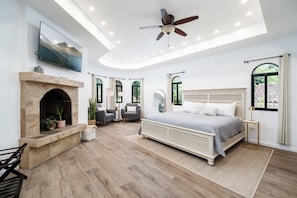 Sleep in luxury on a Serta king mattress with a premium plush topper.