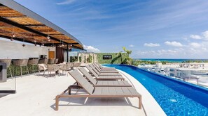 Take in breathtaking ocean views from the terrace.