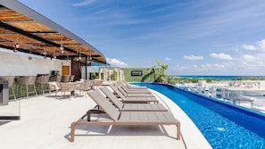 Take in breathtaking ocean views from the terrace.