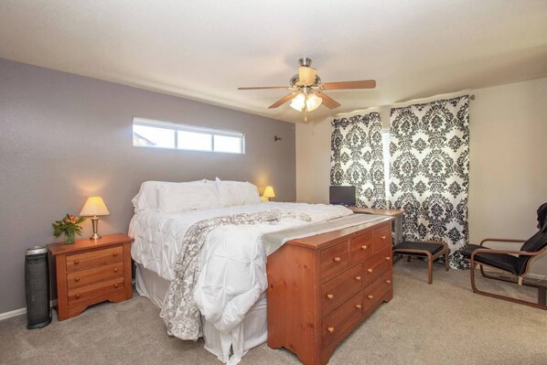 Master Bed Room with Sleep # King Size Bed