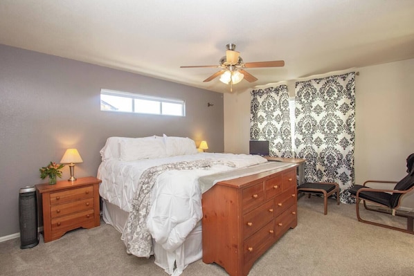 Master Bed Room with Sleep # King Size Bed