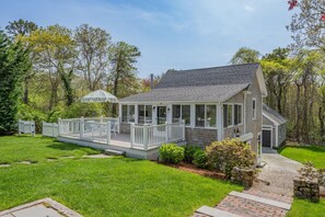 Exterior view of The Cottage deck