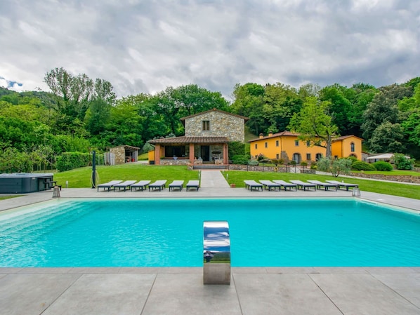 Schwimmbad, Resort, Estate, Eco Hotel, Thermae, Garten, Hütte, Bauernhaus, Hazienda, Landscaping