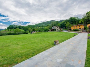 Landschaft, Grundstueck, Garten, Landscaping, Rasen, Park, Walkway, Eco Hotel, Kumulus