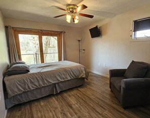 Bedroom C with private bathroom and deck access