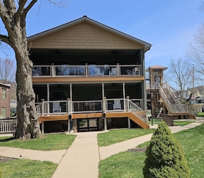 Rear of home